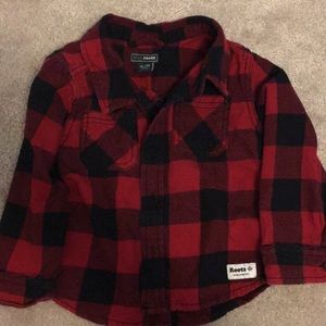 Roots buffalo plaid shirt